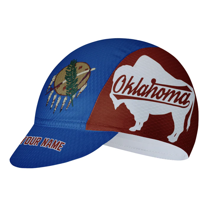 Customized Oklahoma Cycling Cap Sports Hats