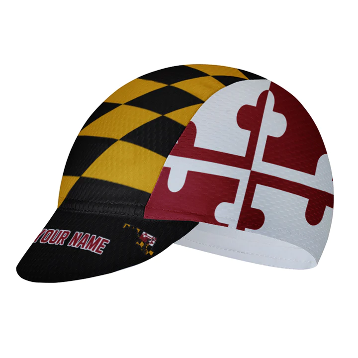 Customized Maryland Cycling Cap Sports Hats