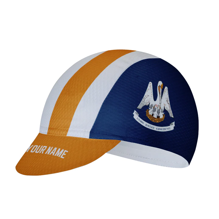 Customized Louisiana Cycling Cap Sports Hats