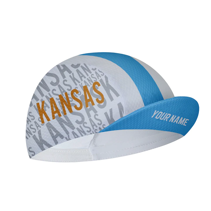 Customized Kansas Cycling Cap Sports Hats OS Cycling Store