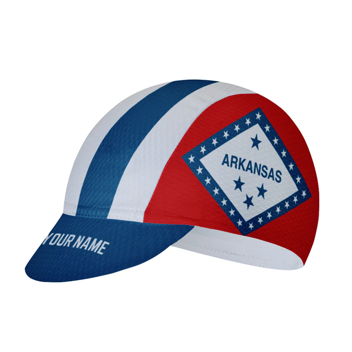 Customized Arkansas Cycling Cap Sports Hats