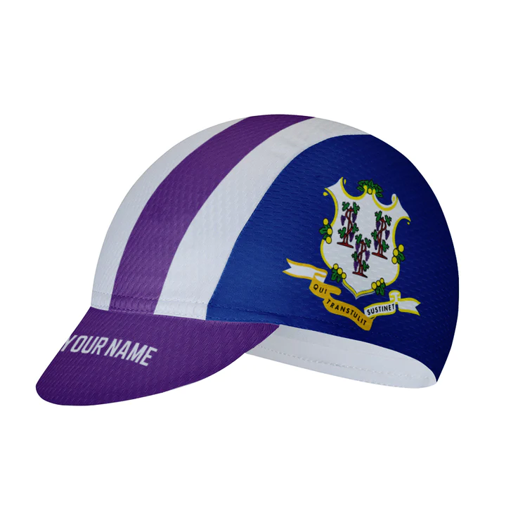 Customized Connecticut Cycling Cap Sports Hats