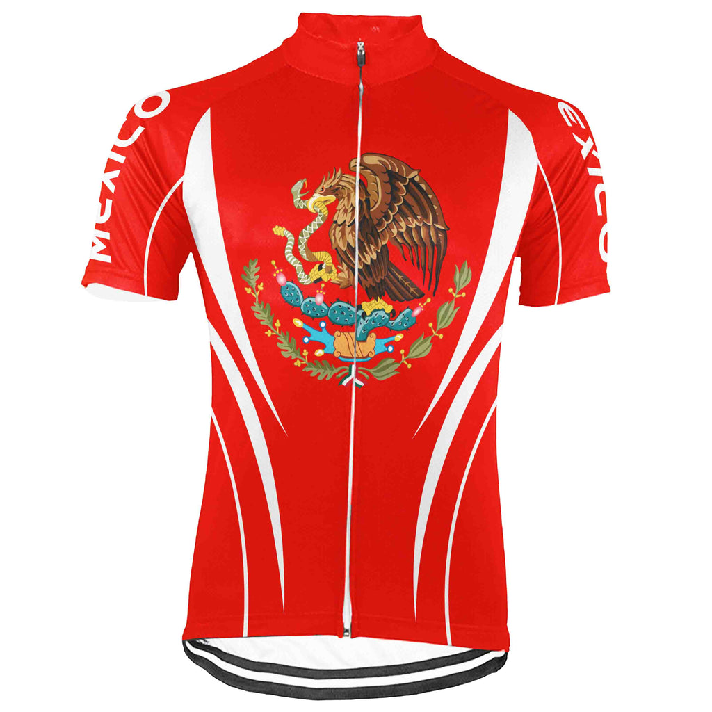 Personalized Mexico Short Sleeve Cycling Jersey for Men- Unique Gift