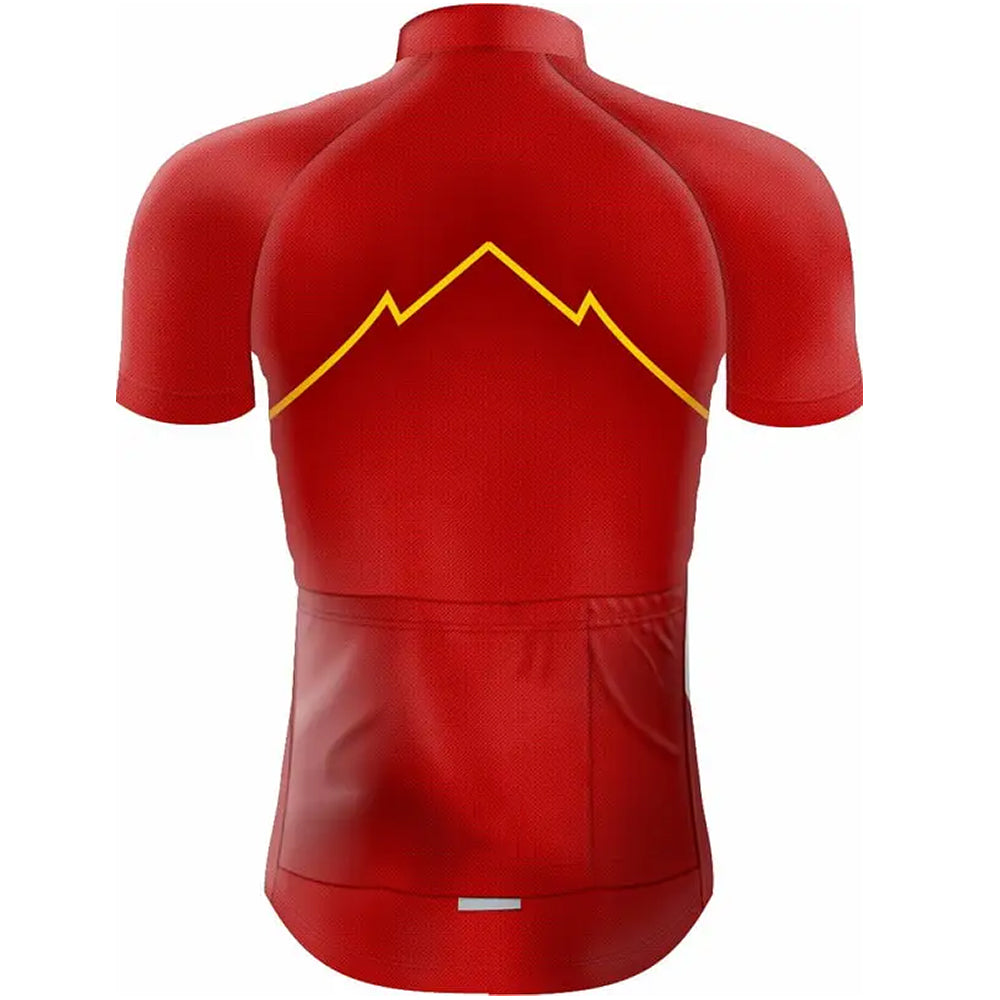 Customized The Flash Short Sleeve Cycling Jersey for Men OS Cycling Store