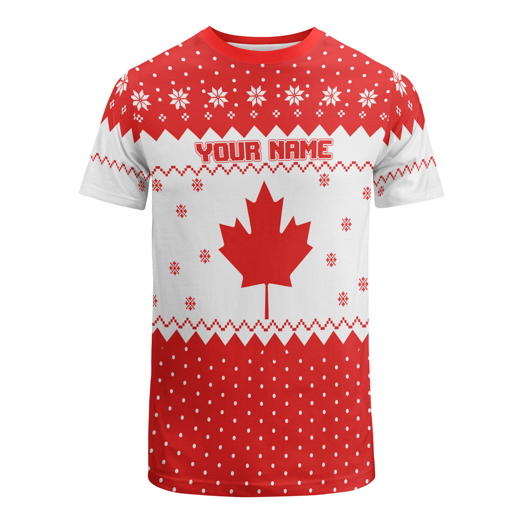 Unisex Customized Canada Premium T-shirt 100% Polyester