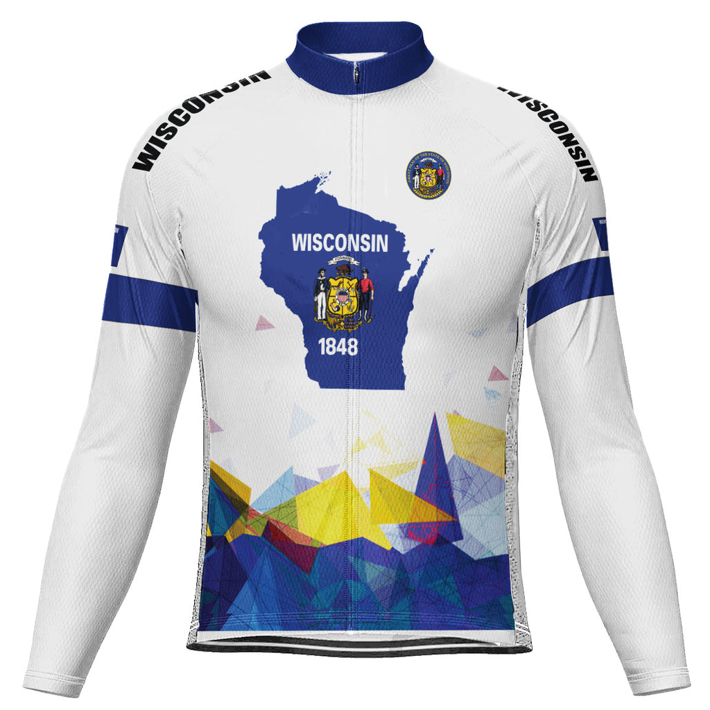 Customized Wisconsin Winter Thermal Fleece Long Sleeve For Men