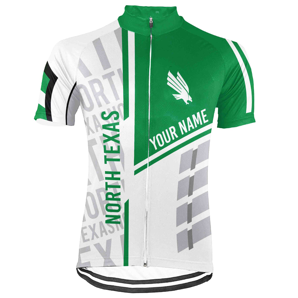 Customized North Texas Short Sleeve Cycling Jersey for Men