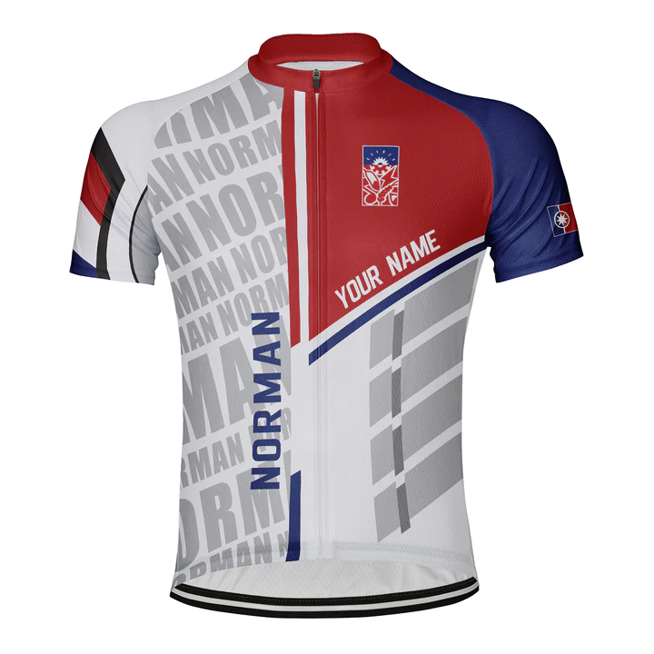 Customized Norman Short Sleeve Cycling Jersey for Men