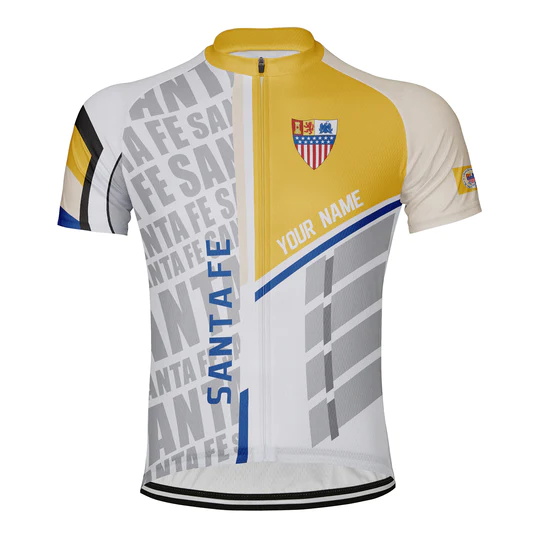 Customized Santa Fe Short Sleeve Cycling Jersey for Men