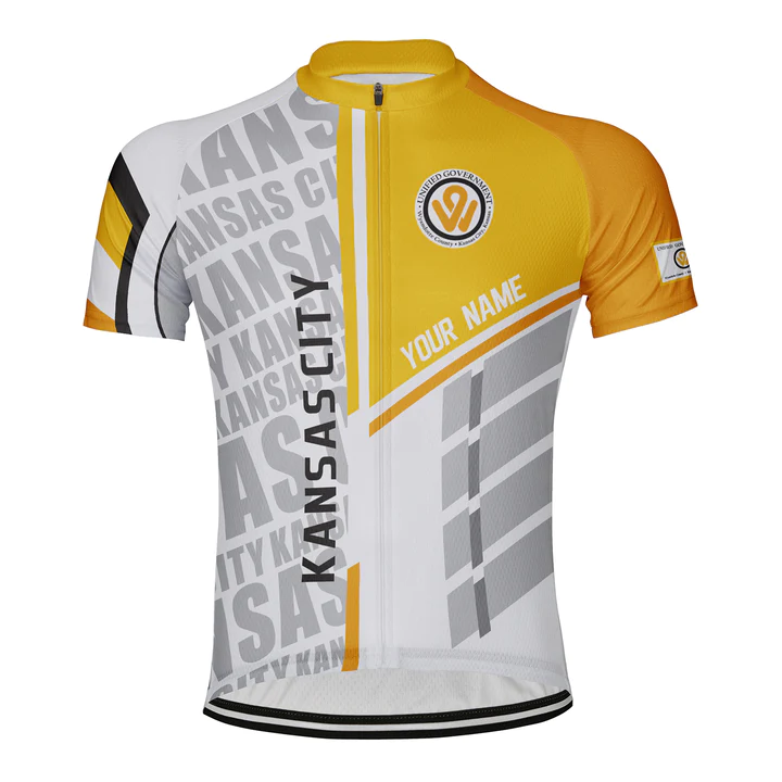 Customized Kansas City Short Sleeve Cycling Jersey for Men