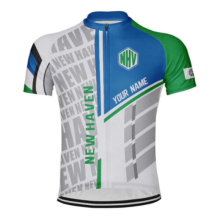 Customized New Haven Short Sleeve Cycling Jersey for Men