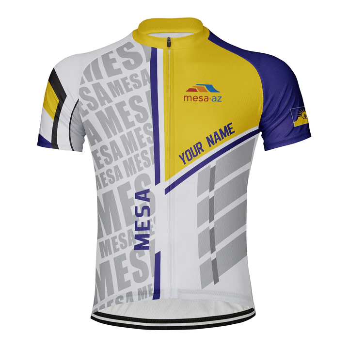 Customized Mesa Short Sleeve Cycling Jersey for Men