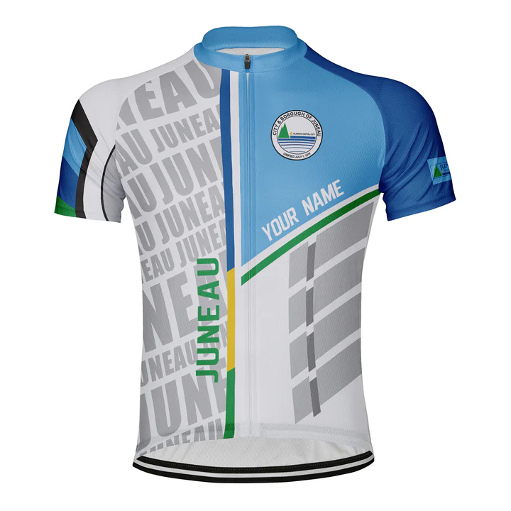 Customized Juneau Short Sleeve Cycling Jersey for Men