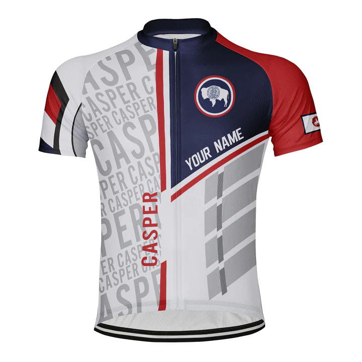 Customized Casper Short Sleeve Cycling Jersey for Men