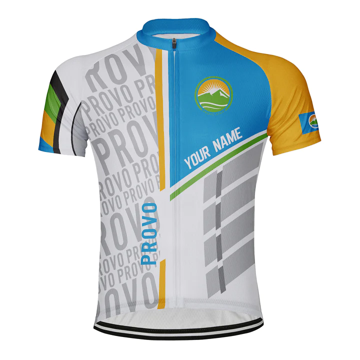 Customized Provo Short Sleeve Cycling Jersey for Men