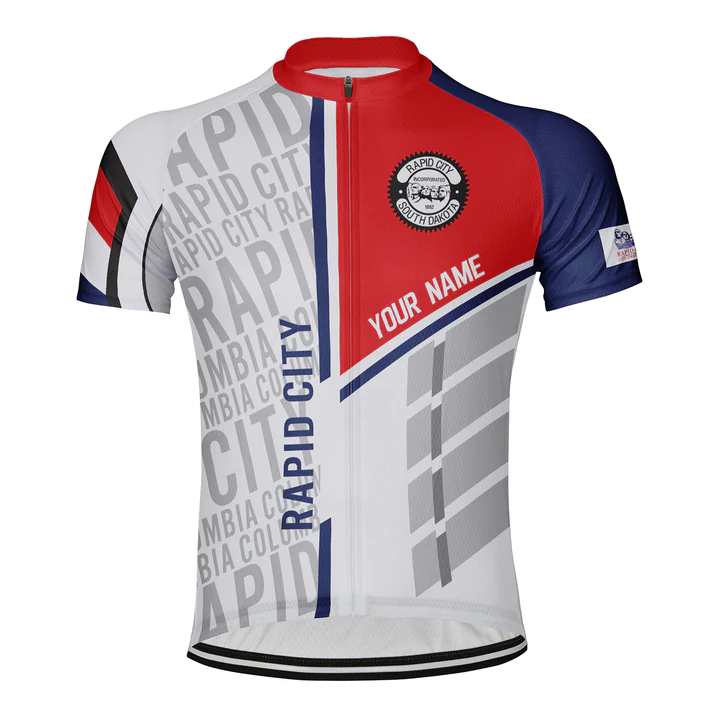 Customized Rapid City Short Sleeve Cycling Jersey for Men