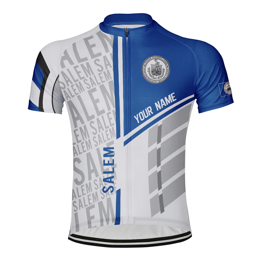 Customized Salem Short Sleeve Cycling Jersey for Men
