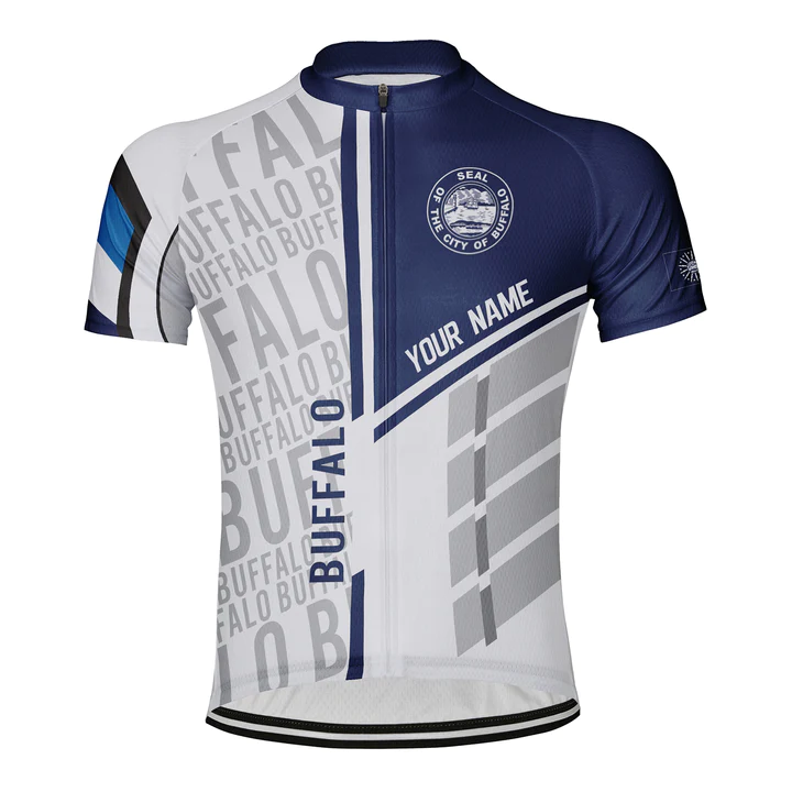 Customized Buffalo Short Sleeve Cycling Jersey for Men