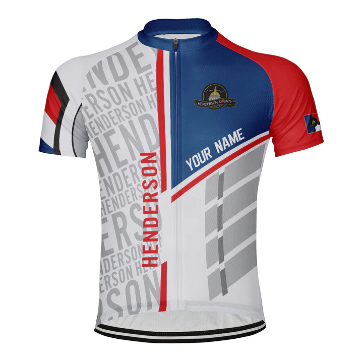 Customized Henderson Short Sleeve Cycling Jersey for Men