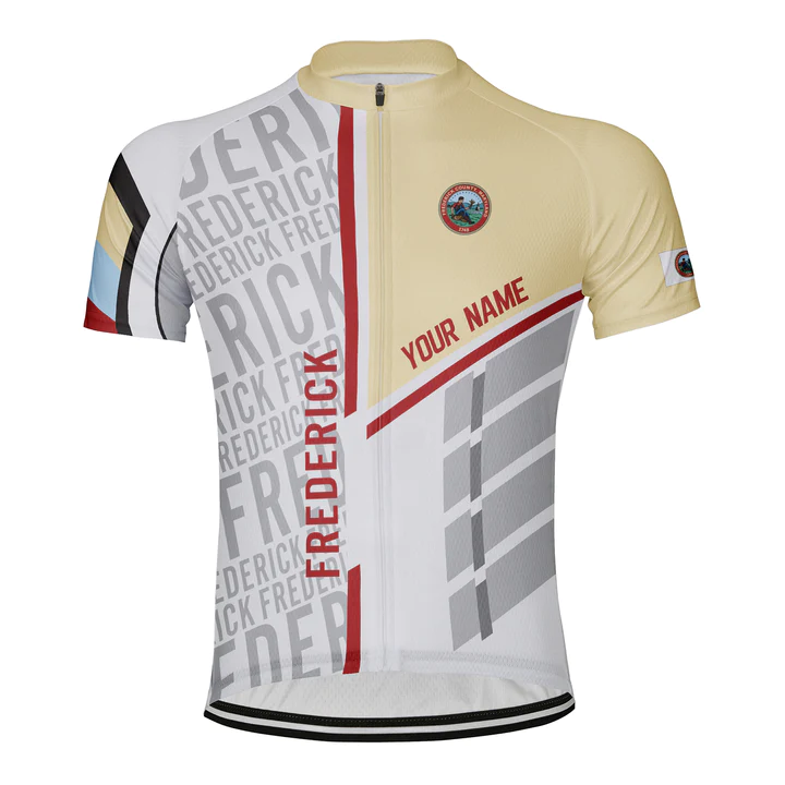 Customized Frederick Short Sleeve Cycling Jersey for Men