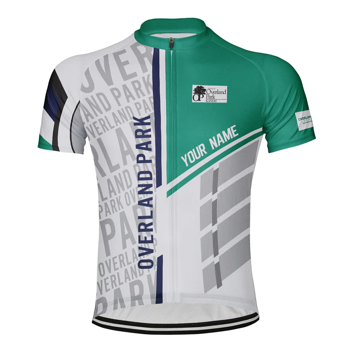 Customized Overland Park Short Sleeve Cycling Jersey for Men