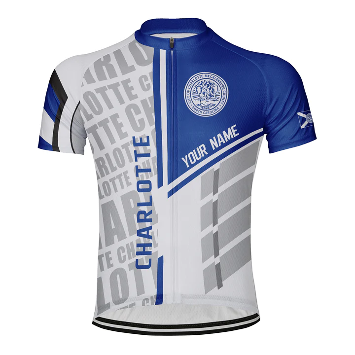 Customized Charlotte Short Sleeve Cycling Jersey for Men