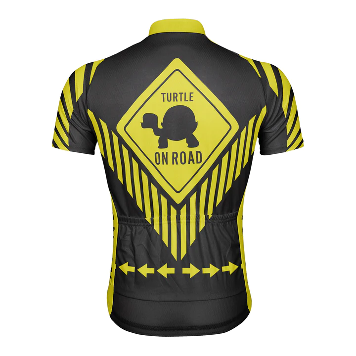 Customized Turtle On Road Short Sleeve Cycling Jersey for Men – OS ...