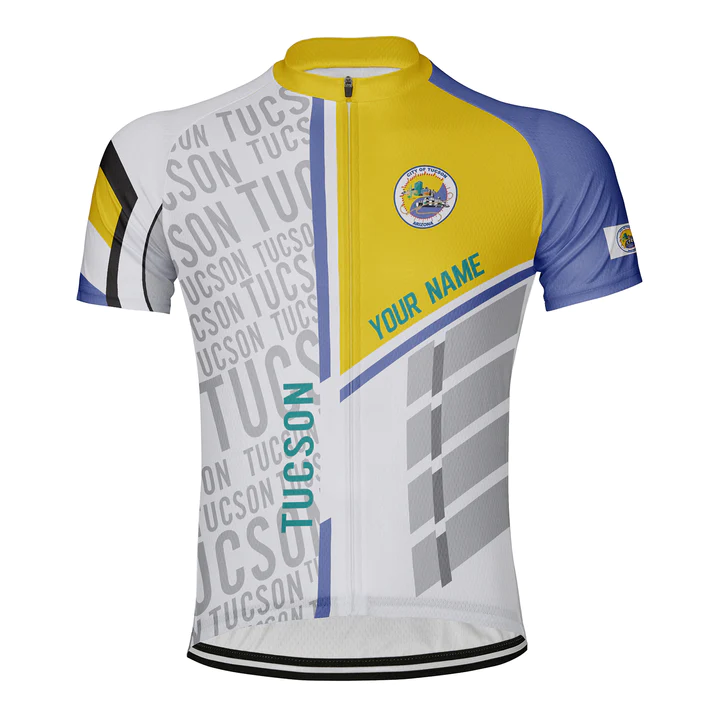 Customized Tucson Short Sleeve Cycling Jersey for Men OS Cycling Store