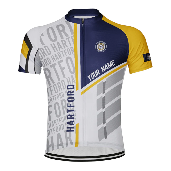 Customized Hartford Short Sleeve Cycling Jersey for Men