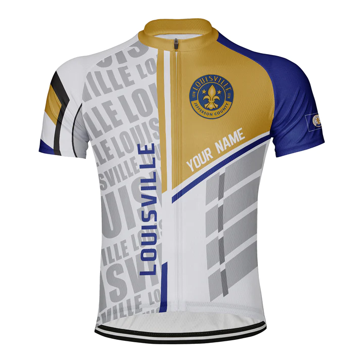Personalized Louisville Short Sleeve Cycling Jersey for Men