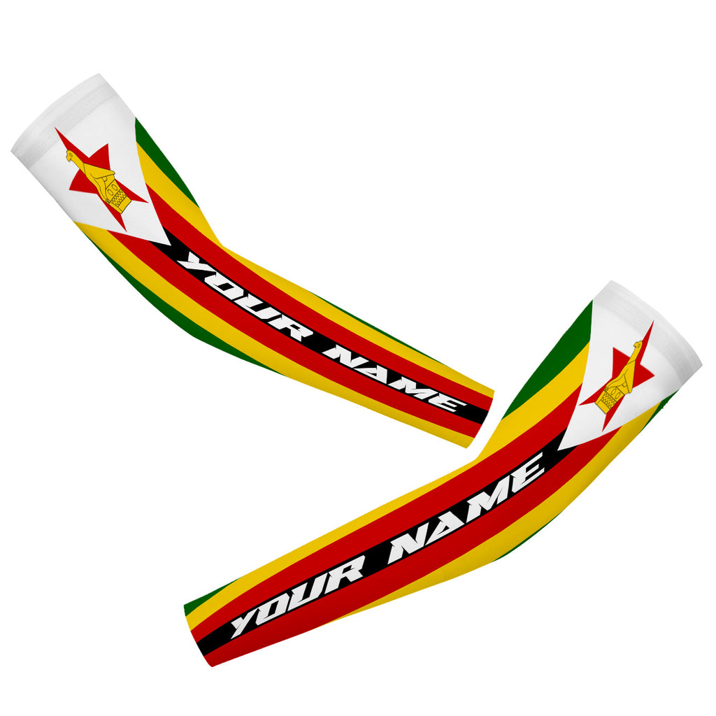 Customized Zimbabwe Arm Sleeves Cycling Arm Warmers