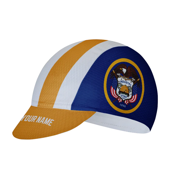 Customized Utah Cycling Cap Sports Hats