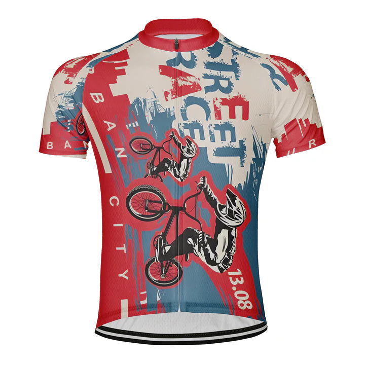 Customized Street Race Cycling Jersey Short Sleeve