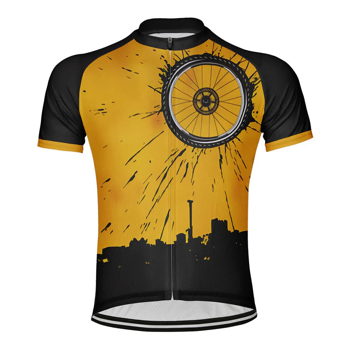 Customized Wheel Cycling Jersey Short Sleeve