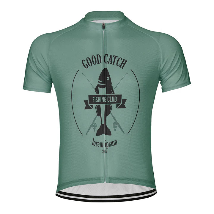 Customized Fishing Club Cycling Jersey Short Sleeve