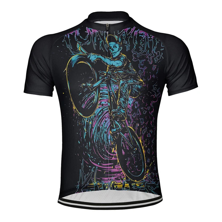 Customized Watch Out Slow Down Cycling Jersey Short Sleeve