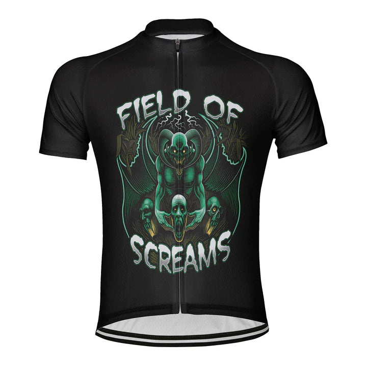 Customized Field Of Screams Cycling Jersey Short Sleeve