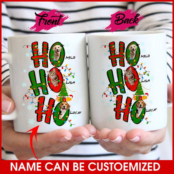 Custom Photo Pet Face - Christmas Gift For Dog Lovers, Cat Lovers, Pet Lovers, Pet Memorial - Personalized Mug