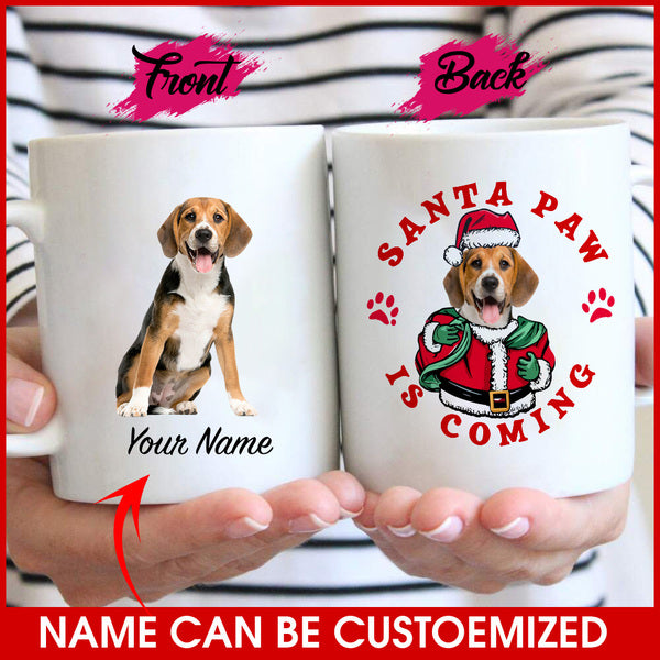 Custom Photo Pet Face - Christmas Gift For Dog Lovers, Cat Lovers, Pet Lovers, Pet Memorial - Personalized Mug