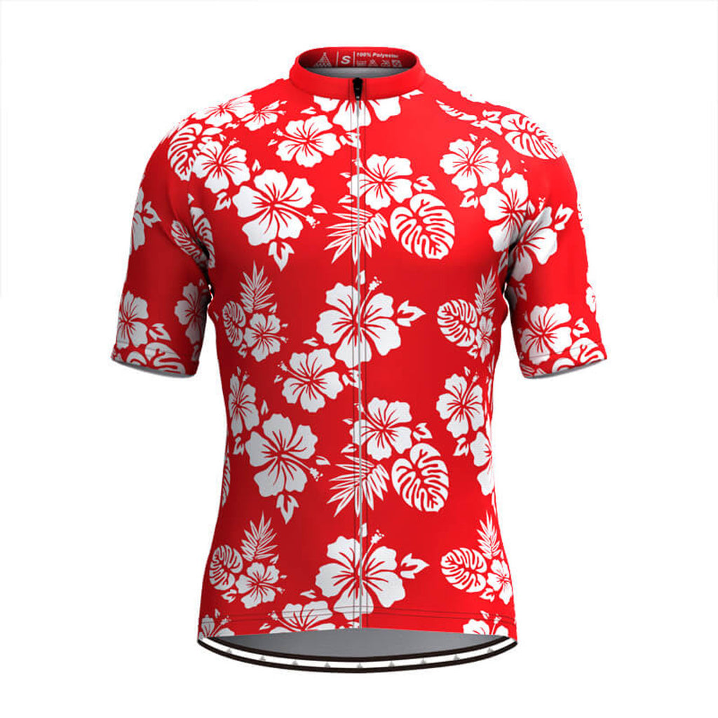 Hawaiian Cycling Short Sleeve Cycling Jersey For Men And Women