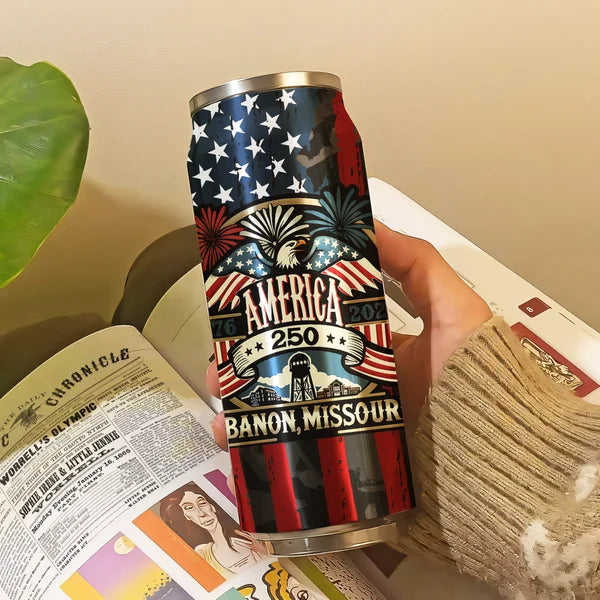 America 250 Thermos Cup – Patriotic USA Thermos Cup 1776–2026