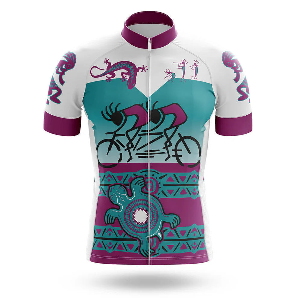Customized Kokopelli Short Sleeve Cycling Jersey for Men Shorts Bib Shorts and Sets