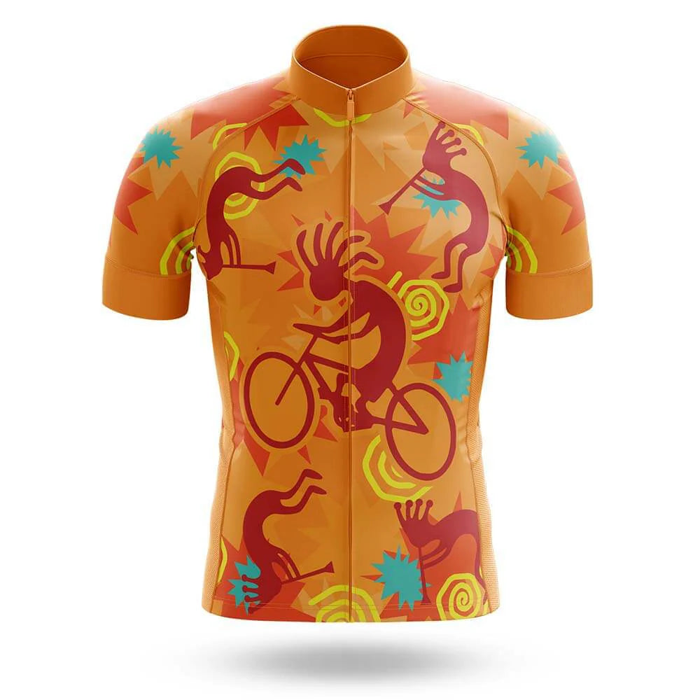 Customized Kokopelli Short Sleeve Cycling Jersey for Men Shorts Bib Shorts and Sets