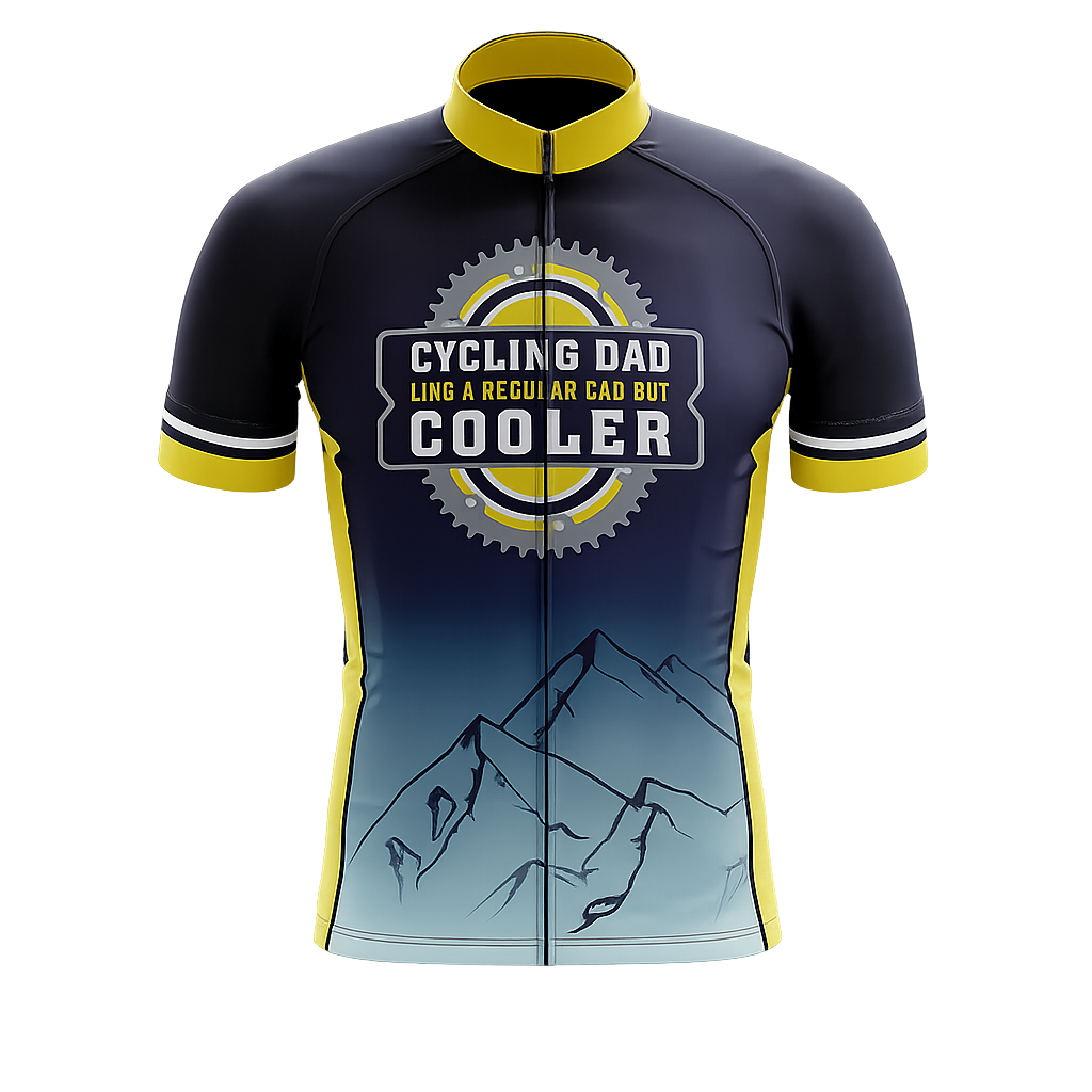 Customized Cycling Dad Cooler Cycling Jersey Short Sleeve