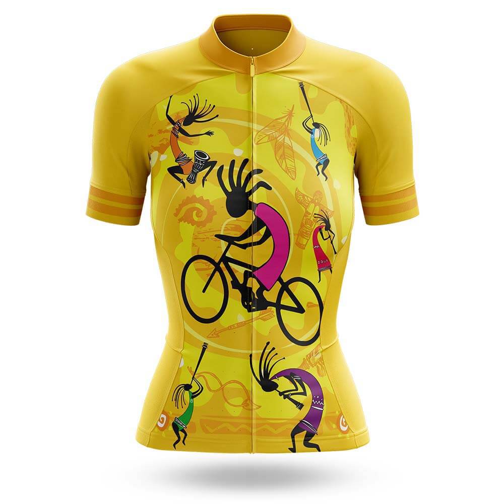 Customized Kokopelli Short Sleeve Cycling Jersey for Women Shorts and Sets
