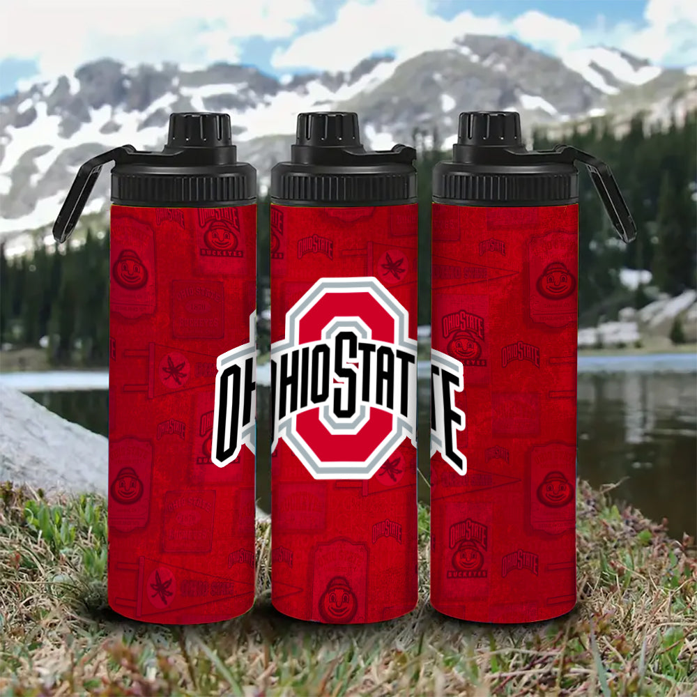 Customized Name University of Ohio Water Bottle