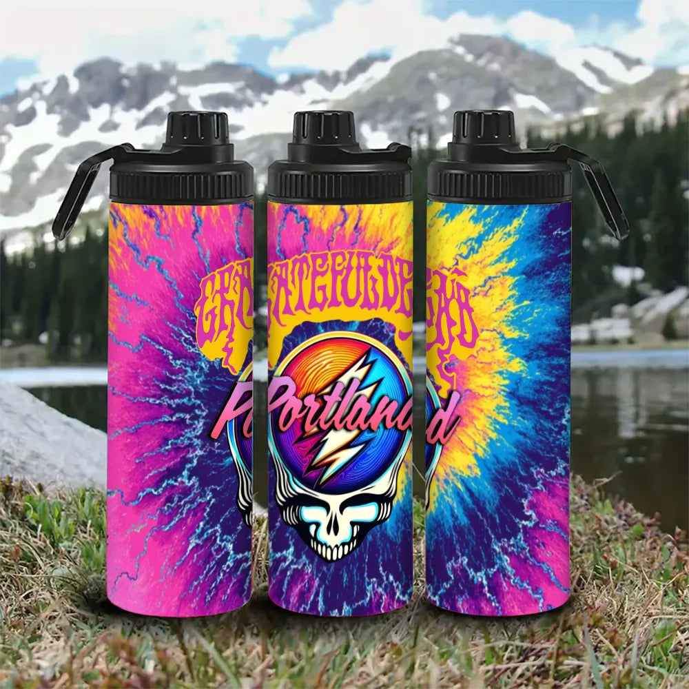 Halloween Portland Grateful Dead Cycling Water Cup