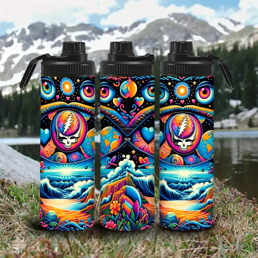 Halloween Grateful Dead Cycling Water Cup