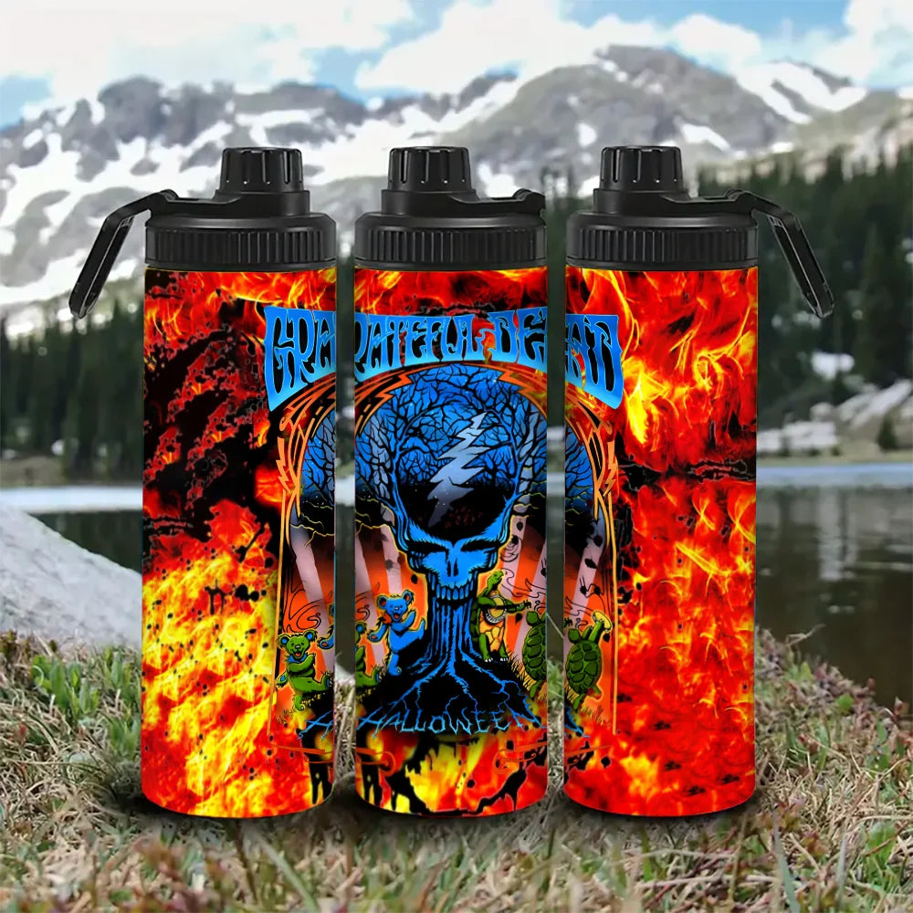 Halloween Grateful Dead Cycling Water Cup