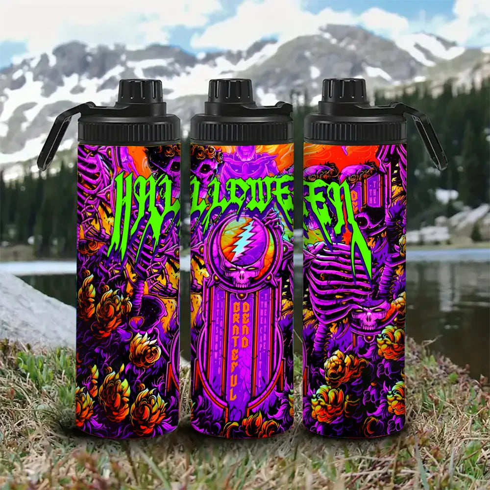 Halloween Grateful Dead Cycling Water Cup